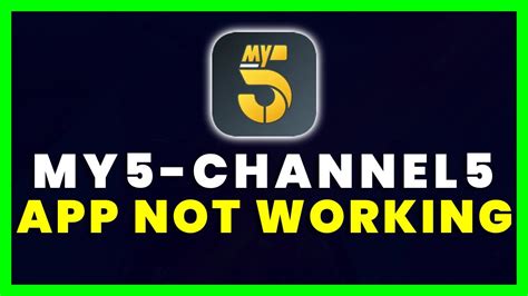 problems with my5 channel